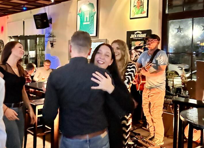 Partyspaß mit One Man Band Gitman. Weihnachtsfeier Fa. Kaffeplan Bremen